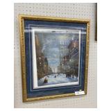 Framed Hermansader Print of Lancaster