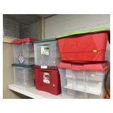 (6) Ornament Storage Boxes
