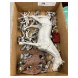 Cast Aluminum Animal Figurines