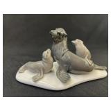 Lladro Porcelain Seal Figurine