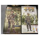 (3) 1/6th Scale Action Figures