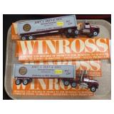(5) Matching Winross Trucks