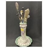 Porcelain Hat Pin Holder