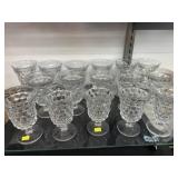 (16) Fostoria American Pattern Goblets