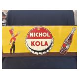 Vintage Nichol Kola Tin Sign