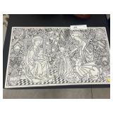 Reproduction Composition Religious Plaque