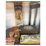 Asst. Vintage Boxes & Turned Wood Canisters