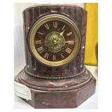 Early 20th C. European Marble Cased Mantel Clock