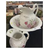 Incomplete Pitcher & Bowl Set