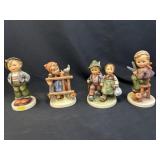 (4) Hummel Figurines