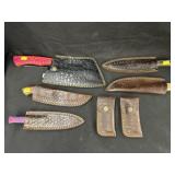 Damascus Blade Crafted Knives