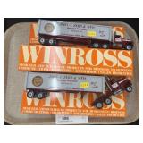 (5) Matching Winross Trucks