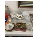 Pattern Glass w/ Serving Dish