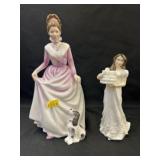 (2) Royal Doulton Porcelain Figurines