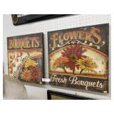 (2) Kim Lewis Prints on Canvas