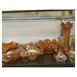 Asst. Marigold Carnival Glass