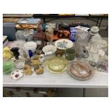 Apothecary Jars, Oil Light & Dec. Chinaware