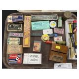 Small Advertising Tins & Storage Boxes