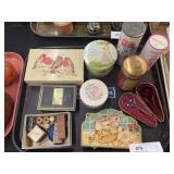 Canisters w/ Sewing Supplies