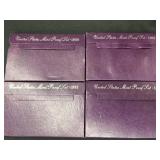 (4) US Proof Sets