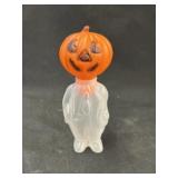 Vintage Jack-O-Lantern Plastic Candy Container