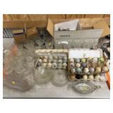 Stemware w/ Dec. Eggs & Utensils