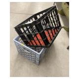 (2) Plastic Storage Crates