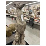 Heavy Composition Dog Statue