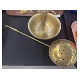 Baldwin Brass Bowl w/ Chestnut Roaster