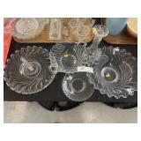 Asst. Fostoria Colony Swirl Glassware