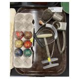 Decorative Eggs w/ Kitchen Utensils