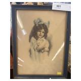 Framed Lithograph