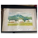Signed Block Print