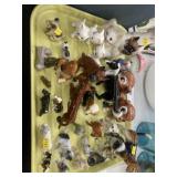 Assortment Porcelain Animal Figurines
