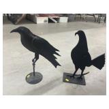 (2) Metal Bird Silhouettes