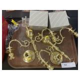 Brass Candle Sconces & Sticks