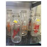 Asst. Recovered Milk Bottles