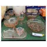 Asst. Pink Depression Ware