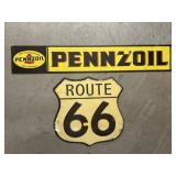 (2) Contemporary Tin Signs