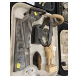 Egg Scale w/ Wood Carving & Mini. Irons