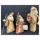 Contemporary Cloth Bodied Santas