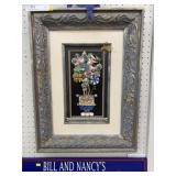 Framed Upcycled Jewelry Art