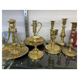 Asst. Baldwin & Brass Candlesticks