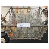 Milk Bottles w/ Carrier