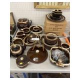 Asst. Brown Drip Pottery