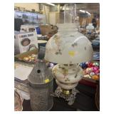 Table Lighter w/ Punch Tin Lantern