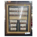 Framed Lincoln Head Cents