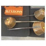 Brass Ladles w/ Skimmer