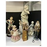 Asst. Porcelain & Composition Figurines