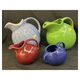 (4) Vintage Pottery Pitchers